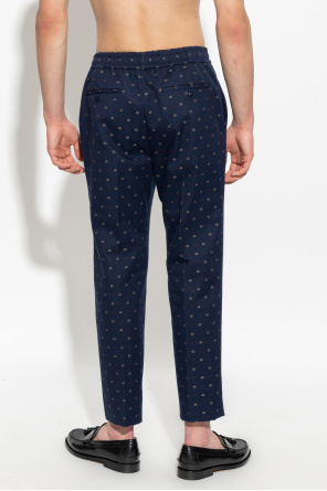 Gucci Cotton trousers with GG pattern