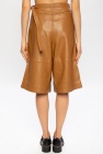 Coach BROWN Leather trousers