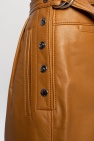 Coach BROWN Leather trousers