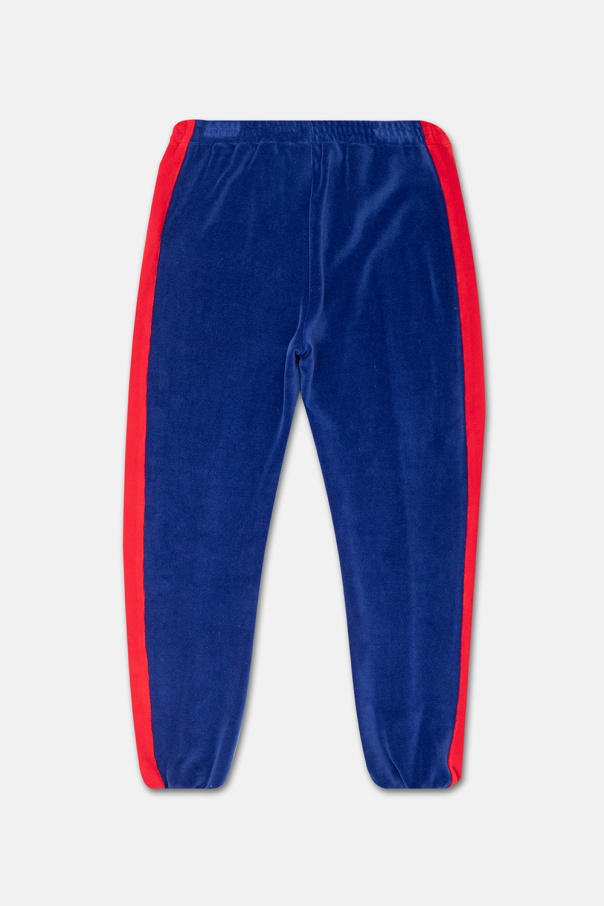 Gucci Kids Velour trousers