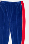 Gucci Kids BLUE Velour trousers