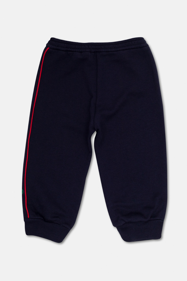 Gucci Kids Sweatpants with side stripes