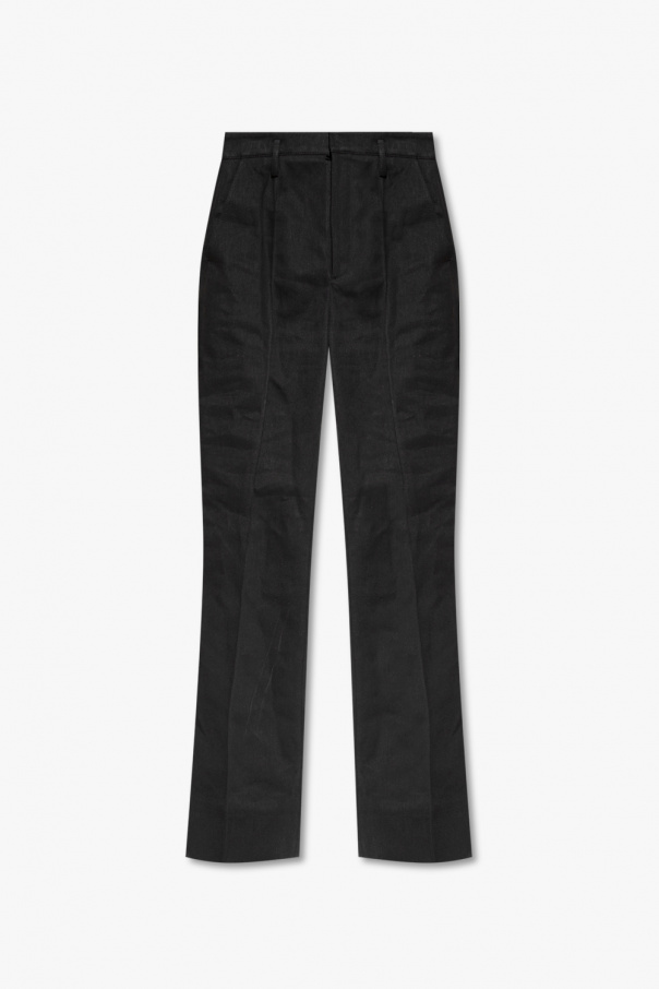 Saint Laurent und Trousers with slits
