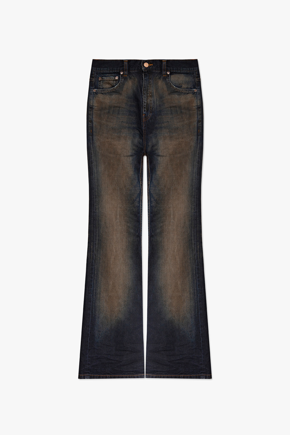 Balenciaga Midwaisted Flared Jeans in Black for Men  Lyst