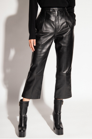Saint Laurent Leather trousers