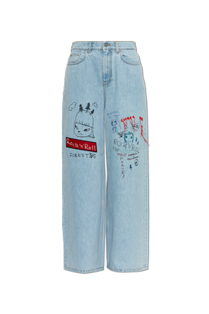 Calças de ganga Yoshitomo Nara × Stella McCartney