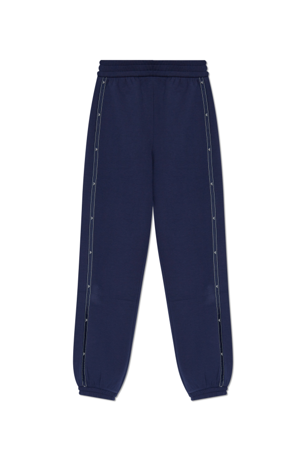 Emporio Armani Track pants with side stripes