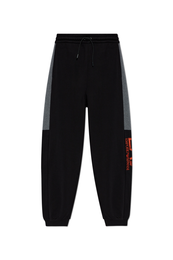 EA7 Emporio Armani Sweatpants with embroidered logo