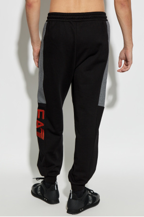 EA7 Emporio Armani Sweatpants with embroidered logo