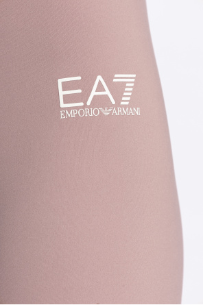 EA7 Emporio Armani Leginsy z nadrukowanym logo