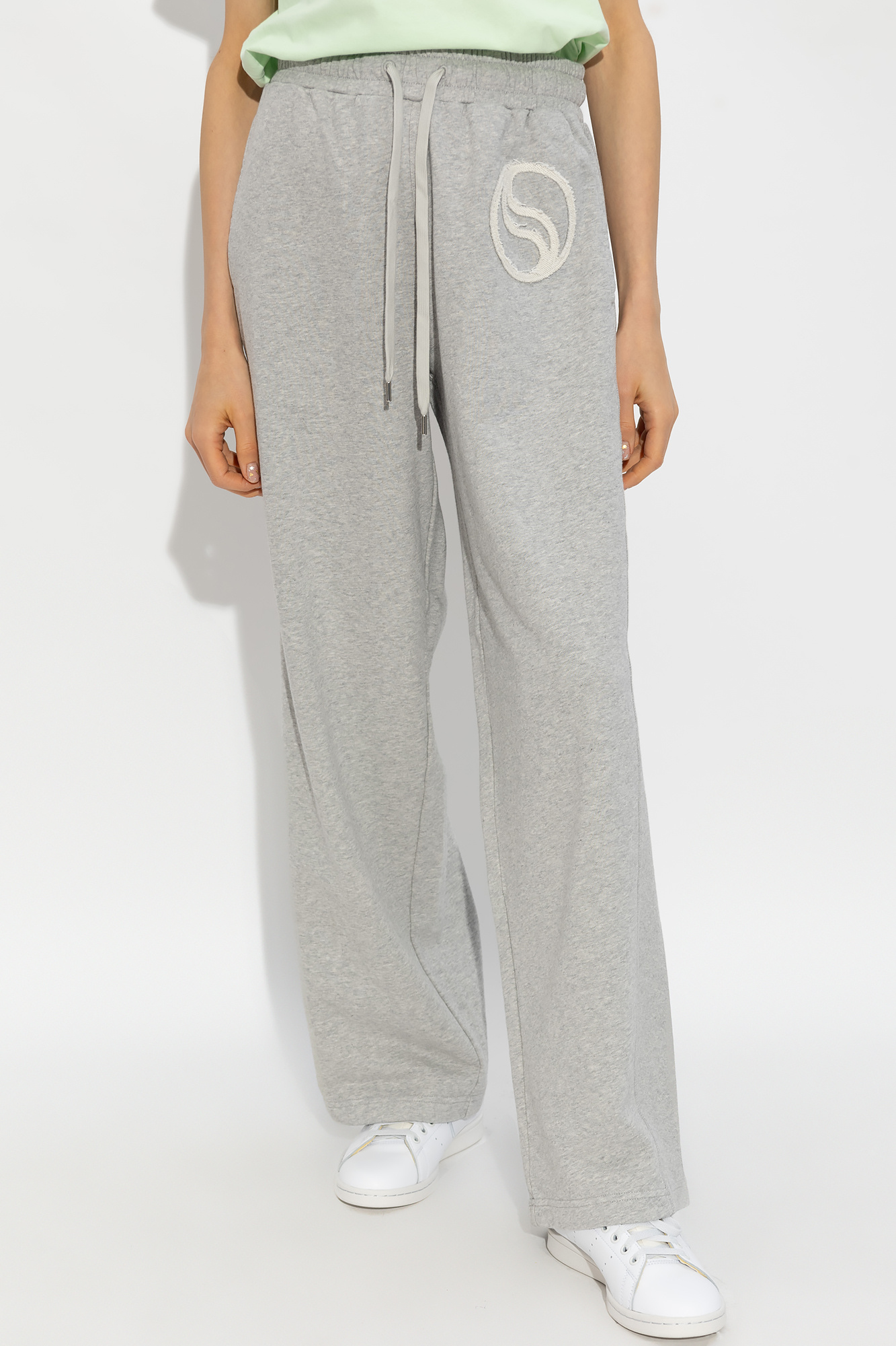 Grey Sweatpants with logo Stella McCartney - Vitkac GB