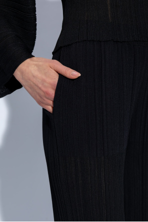 Stella McCartney Prążkowane spodnie