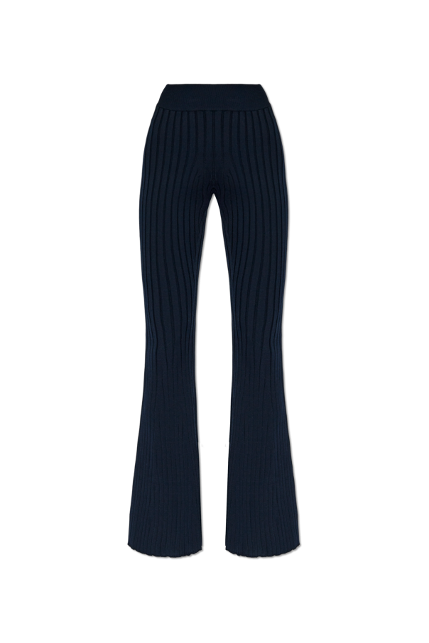 Stella McCartney Spodnie z rozszerzanymi nogawakami