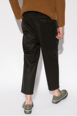 Emporio Armani ‘Sustainable’ collection loose fit trousers