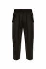 Emporio Armani ‘Sustainable’ collection loose fit trousers