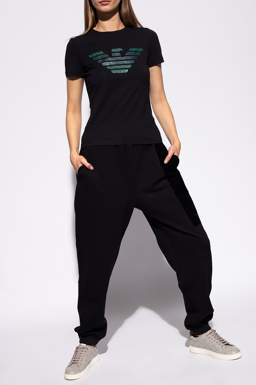 Emporio Armani Trousers with logo