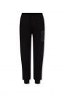 EA7 Emporio Armani BLACK Sweatpants with logo