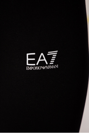 Emporio Armani fine-knit logo scarf EMPORIO ARMANI BLUZA Z LOGO