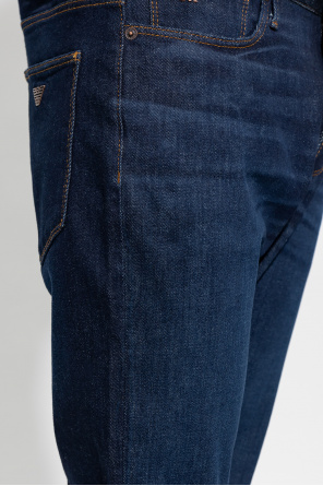 Emporio Armani Двухсторонний кожаный пояс armani jeans