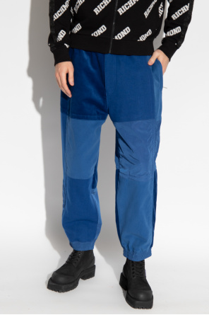 Emporio Armani Trousers with ribbed inserts