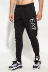EA7 Emporio Armani BLACK Sweatpants with logo