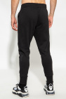EA7 Emporio Armani BLACK Sweatpants with logo