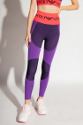 EA7 Emporio Armani PURPLE Cropped leggings