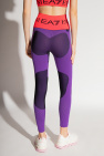 EA7 Emporio Armani PURPLE Cropped leggings