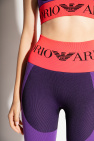 EA7 Emporio Armani PURPLE Cropped leggings