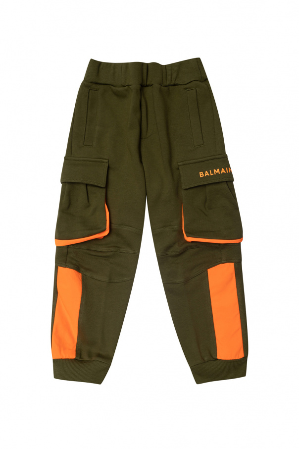 Balmain Kids trousers STACCATO with logo