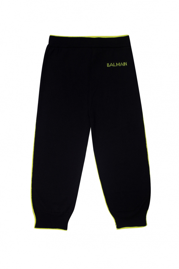 Balmain Kids and trousers with logo