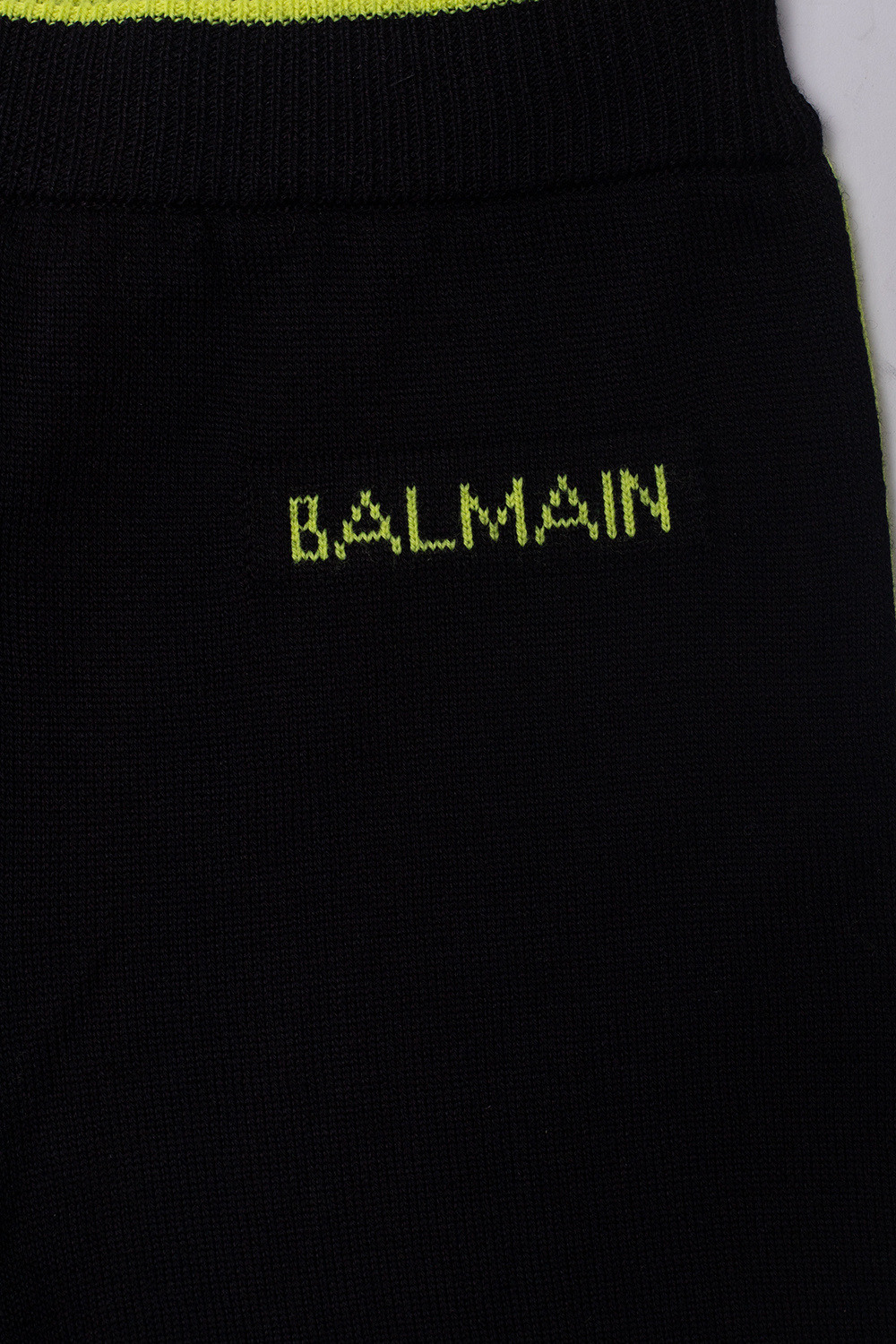 Balmain Kids trousers eyelet with logo