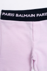 Balmain Kids Balmain logo-plaque buckle-fastening belt