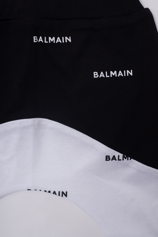 Balmain Kids Trousers with logo