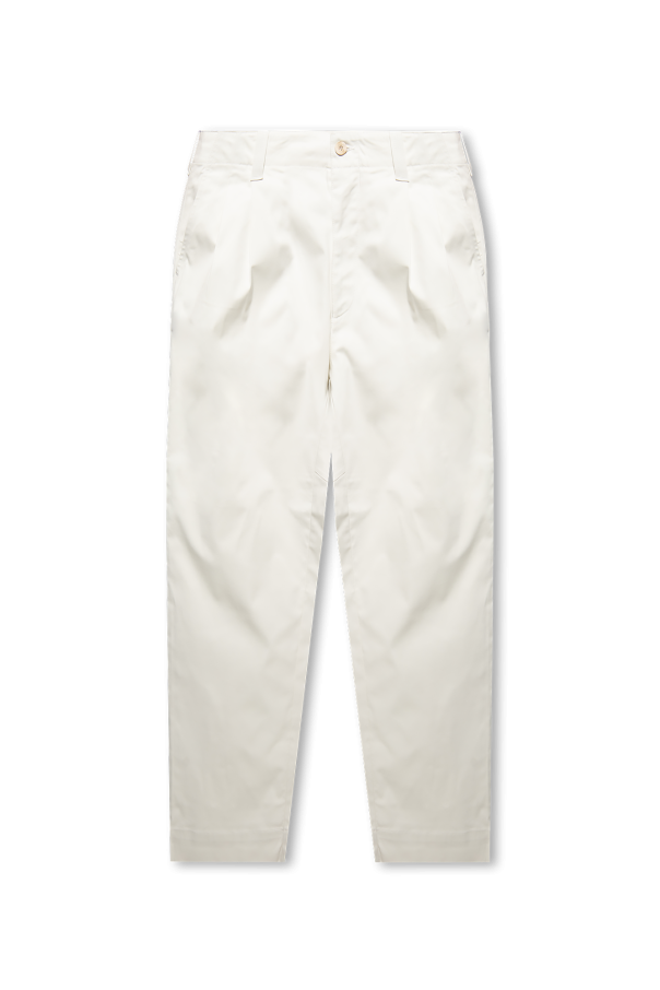 Emporio Armani Bawełniane spodnie