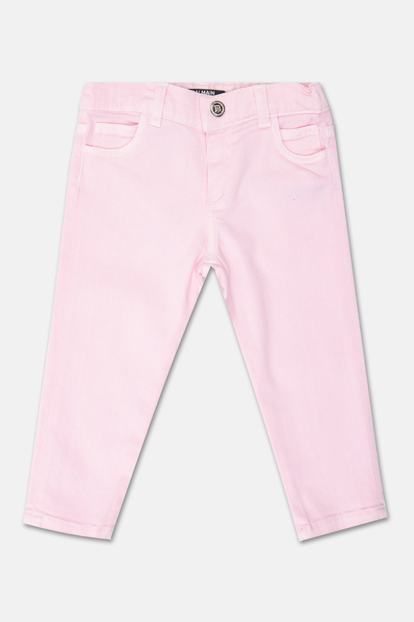 Balmain Kids Jeans with logo