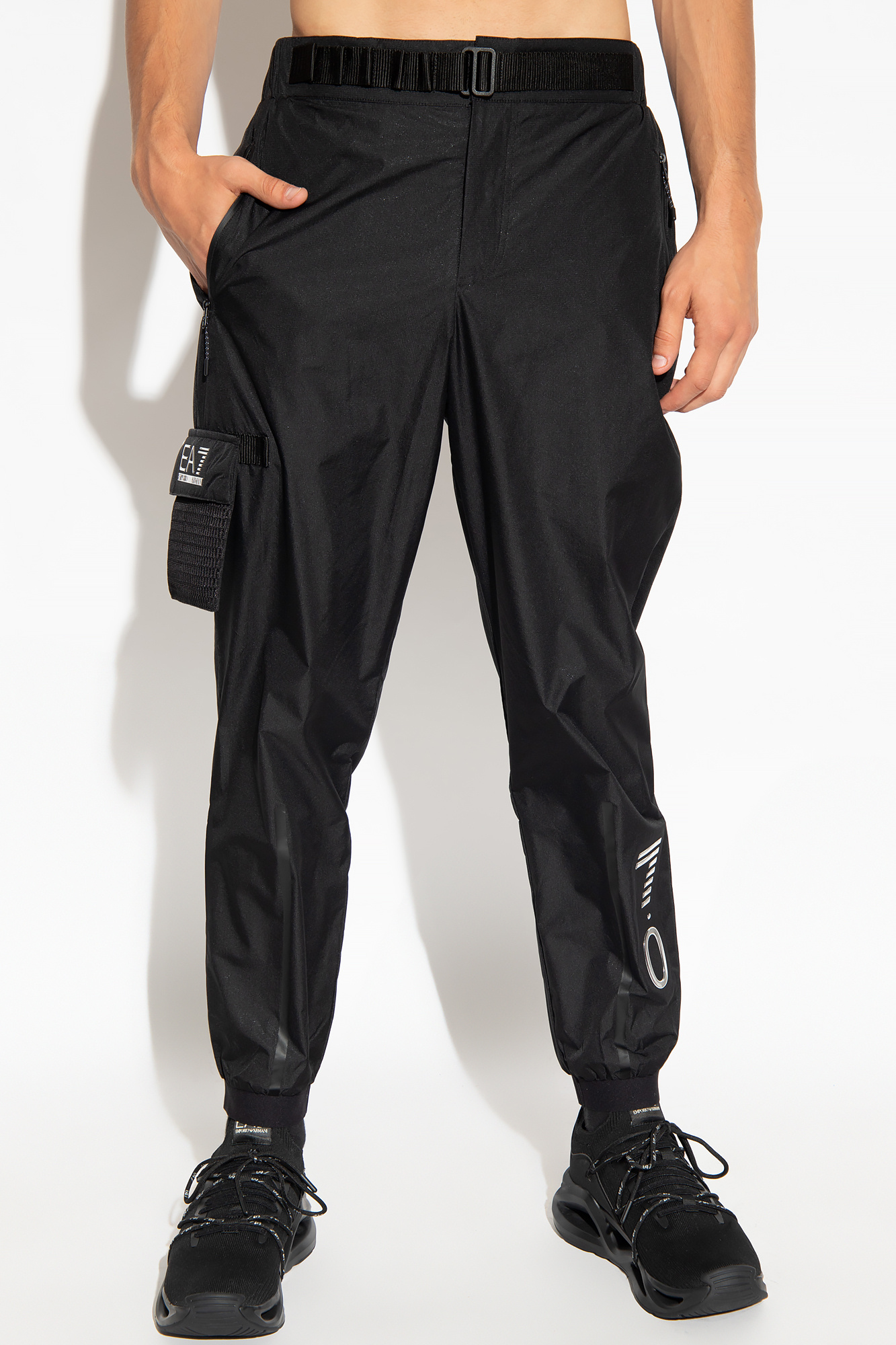 EA7 Emporio Armani Trousers with decorative pocket