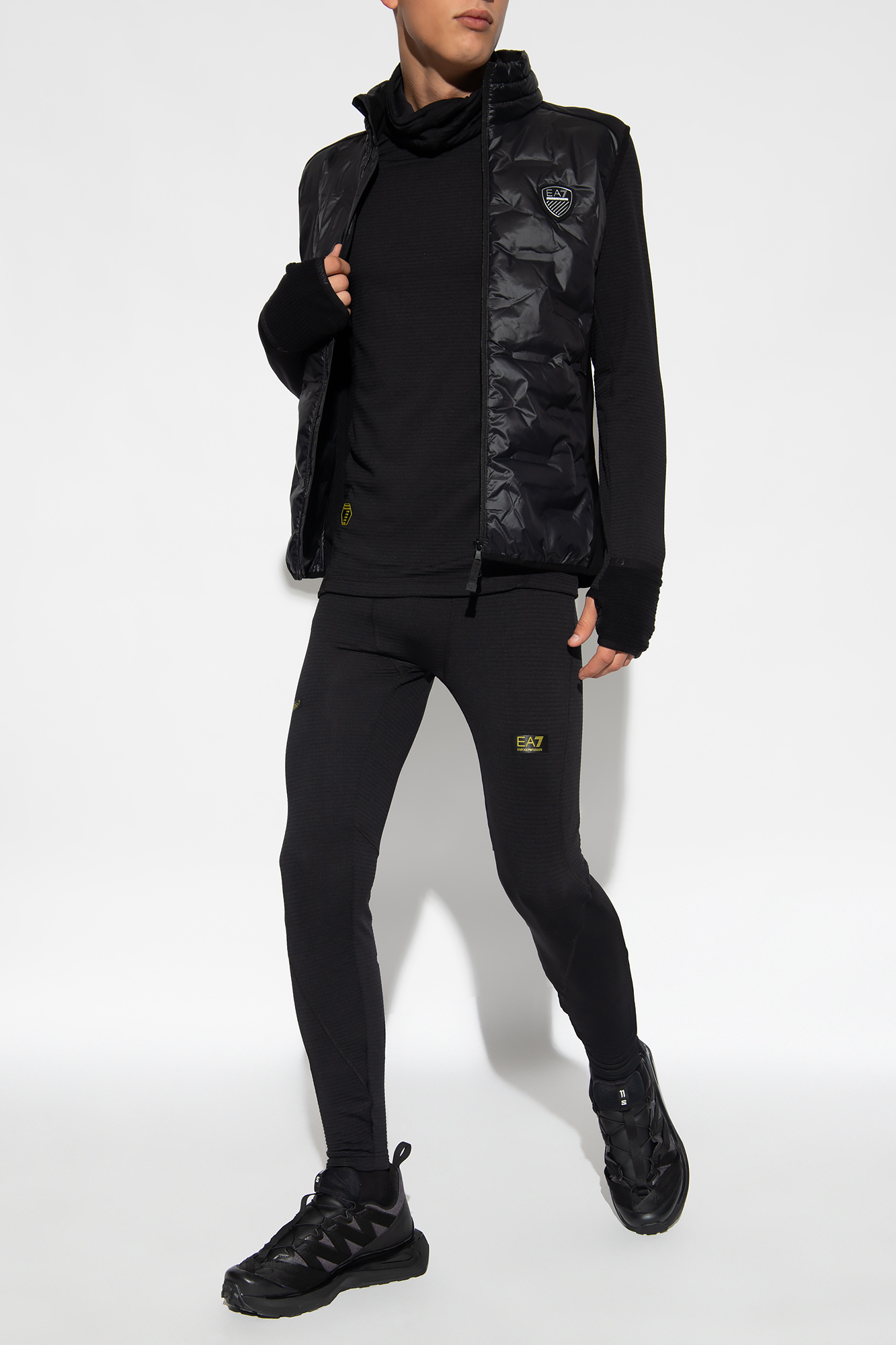 Black Training leggings EA7 Emporio Armani - Vitkac Canada