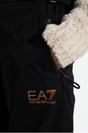EA7 Emporio Armani Spodnie narciarskie z logo