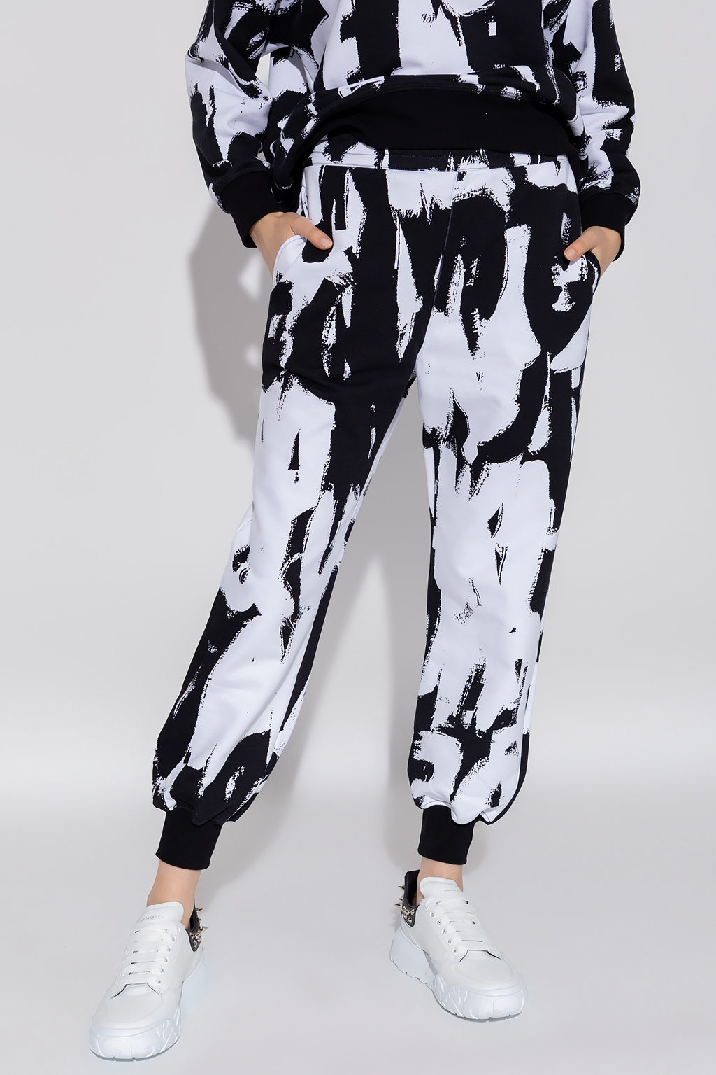 Alexander McQueen Patterned sweatpants