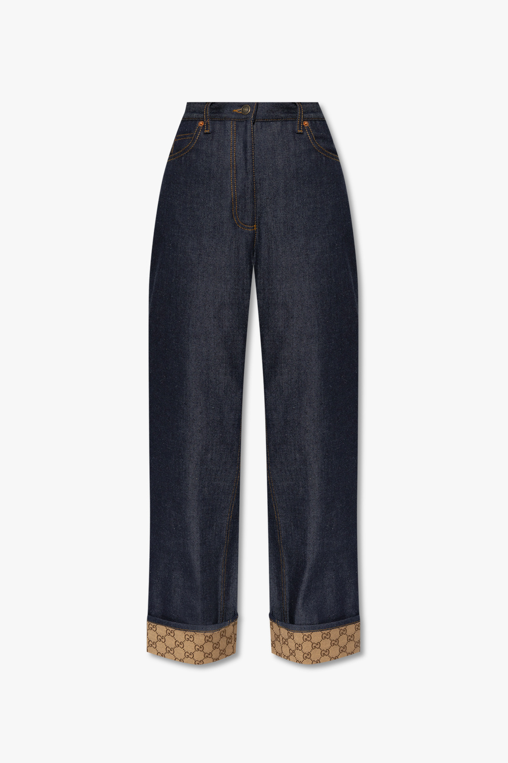 gucci flashtrek Jeans with monogram