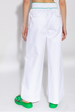 Bottega Veneta Wide-legged cotton trousers