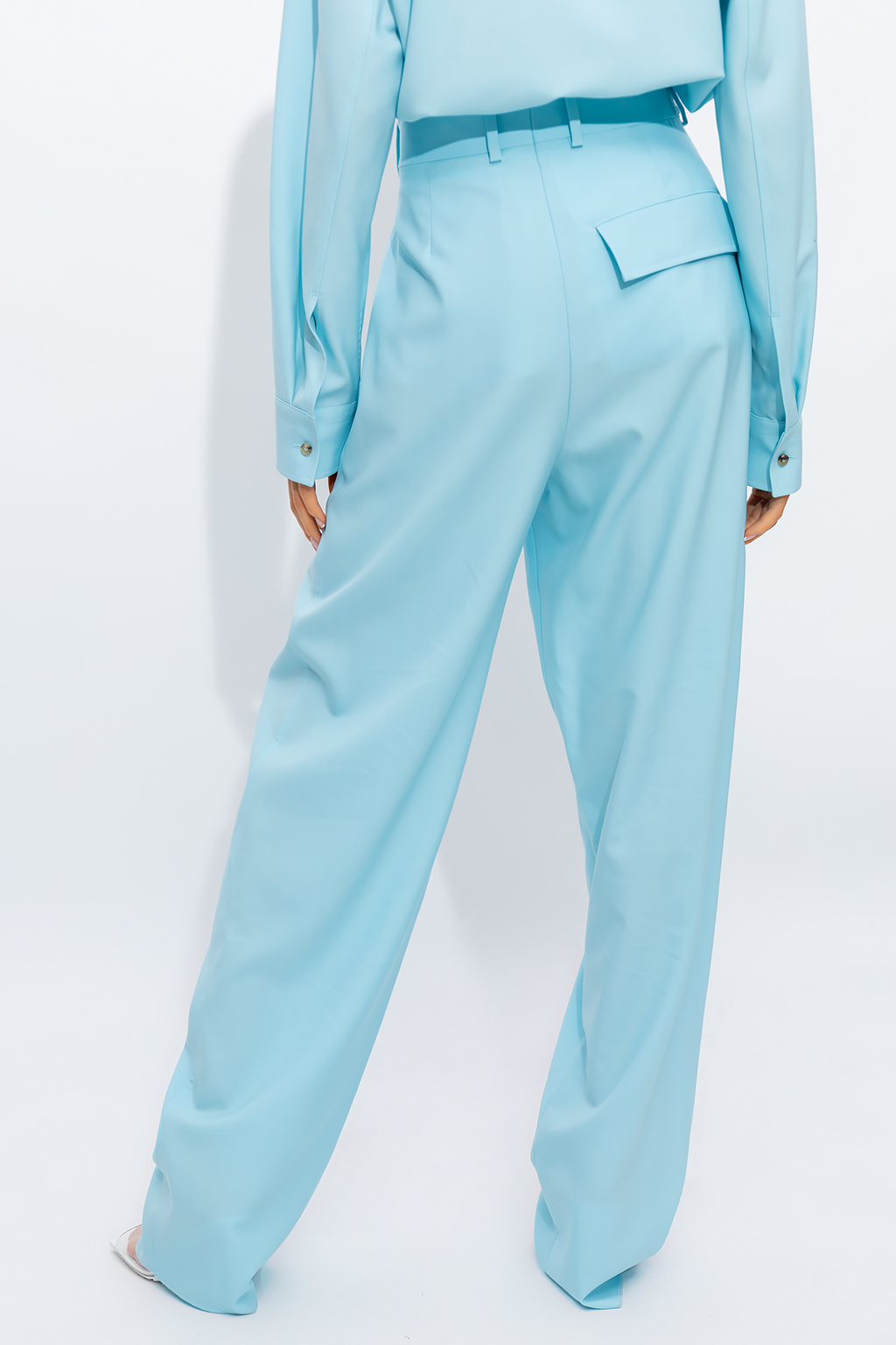 Bottega Veneta High-waisted sleeve trousers