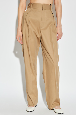 Bottega Veneta High-waisted cotton trousers