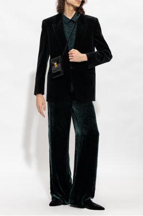 Velvet trousers od Saint Laurent