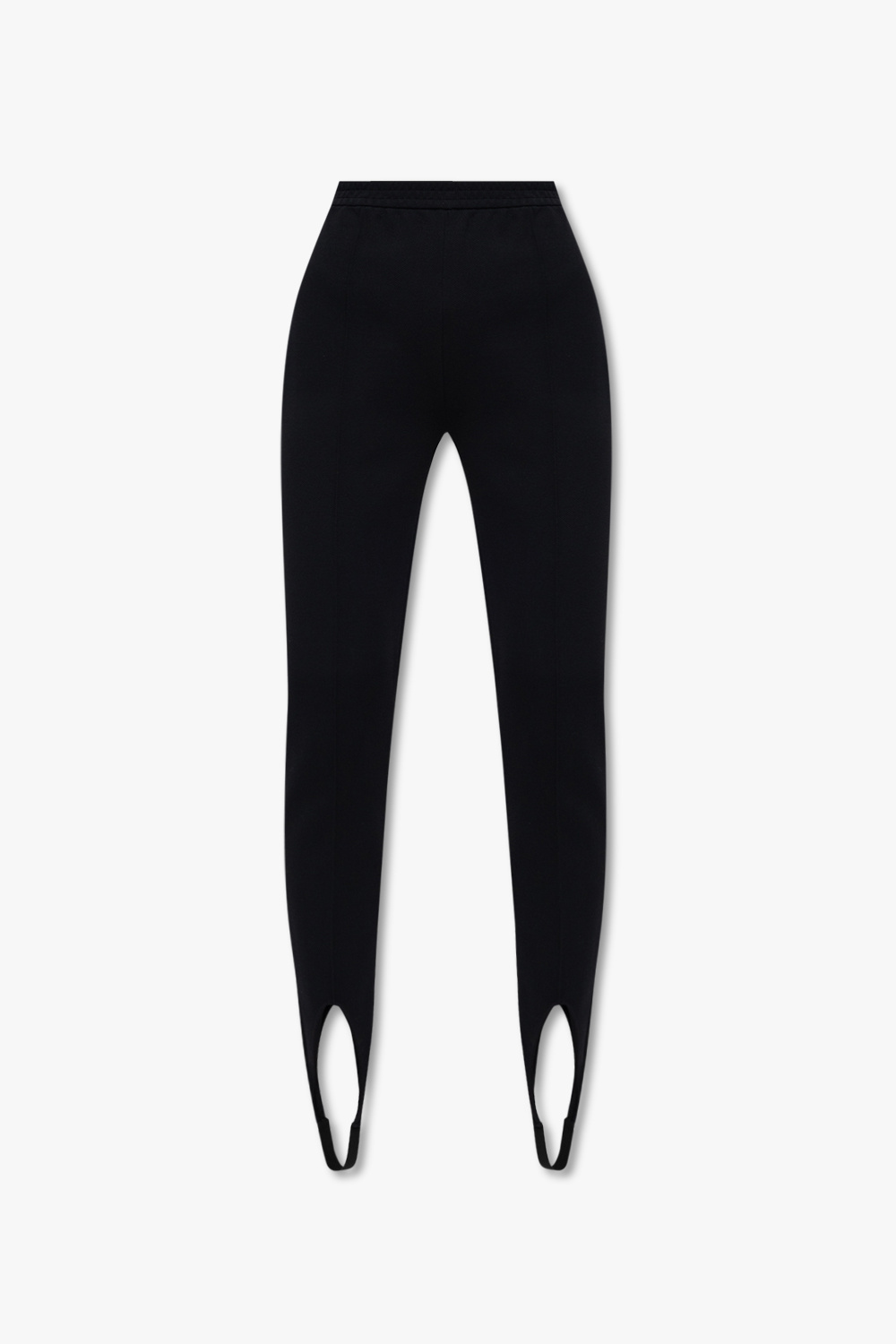 Yves Saint Laurent Pre-Owned 1980s straight skirt - Black Leggings