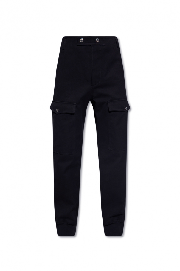 Alexander McQueen Asymmetric trousers with multiple pockets