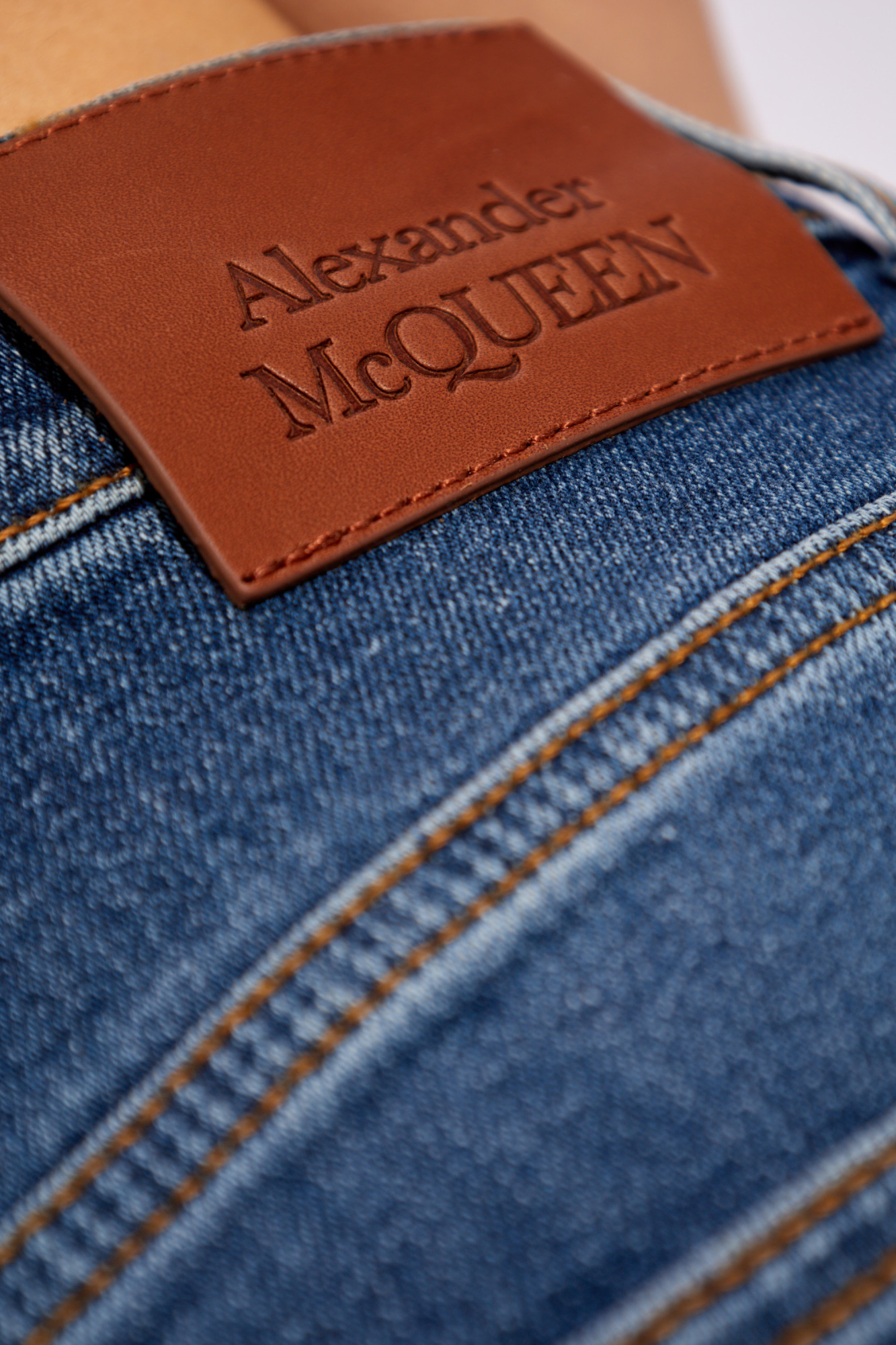 Alexander McQueen Jeans with logo