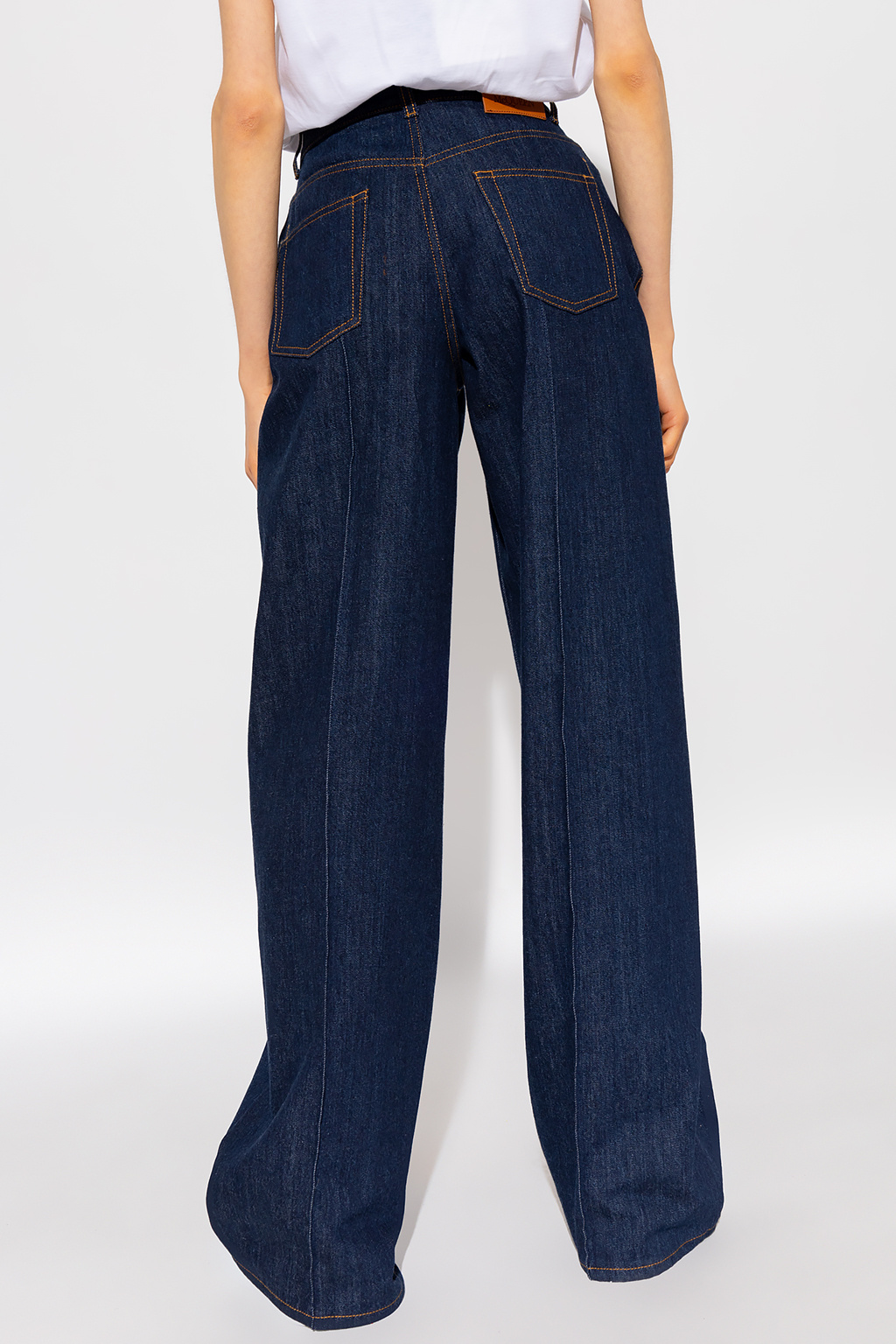 Alexander McQueen Jeans with wide legs