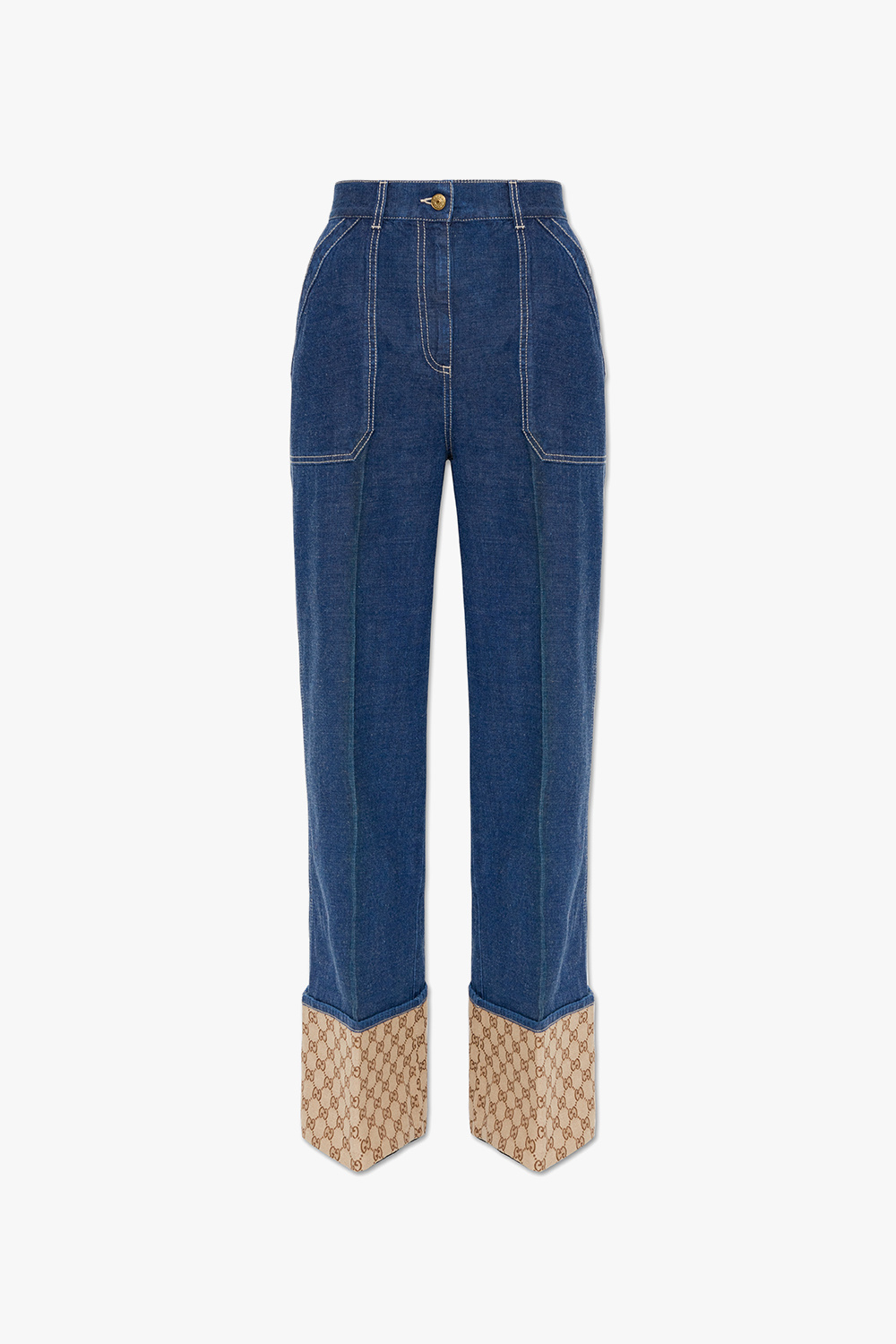 Gucci Monogrammed jeans